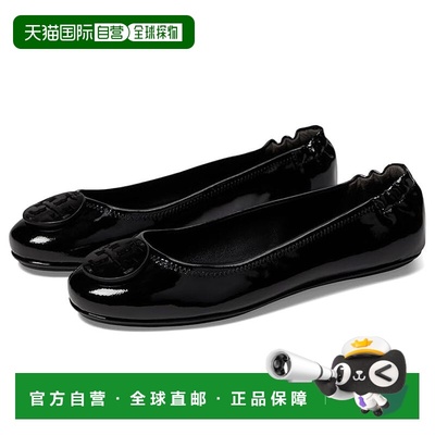 1h可退 香港直邮Tory Burch 托里 伯奇 女士 Minnie 旅行芭蕾舞鞋