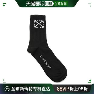 ARROWS 香港直邮Off White 男士 黑白棉袜子