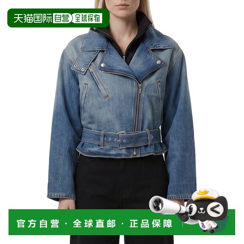 香港直邮ALAIA 女士夹克 AA9V1316D026DA56 AW2026 蓝色 Reverse