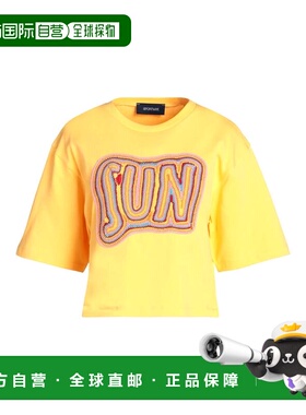 1h可退 香港直邮Sportmax 斯宝麦斯 女士 T恤 orange橙色 舒适时