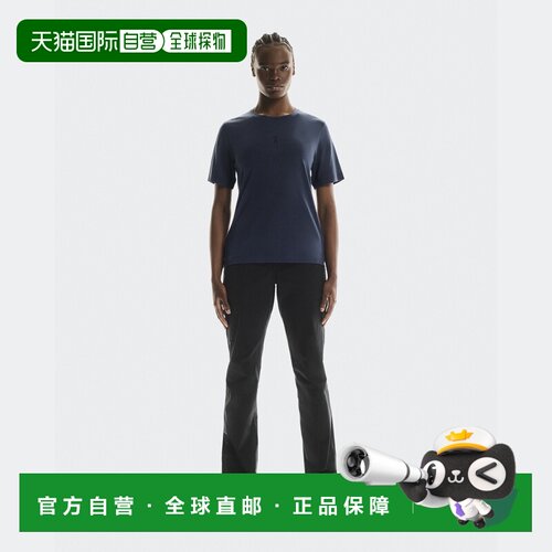 自营欧洲直邮On/昂跑 Trek系列女士黑色再生聚酰胺反光标志徒步长