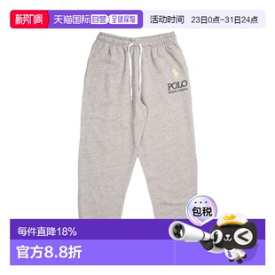 女款 海外直邮Polo 纯色系带松紧腰休闲裤 Lauren Ralph