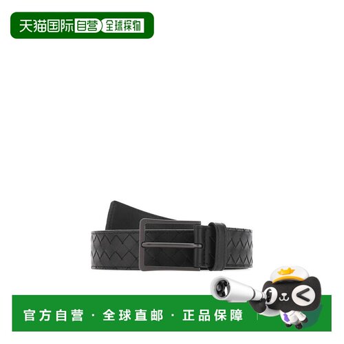 1h可退 【99新未使用】香港直邮Bottega Veneta 编织腰带 475599V