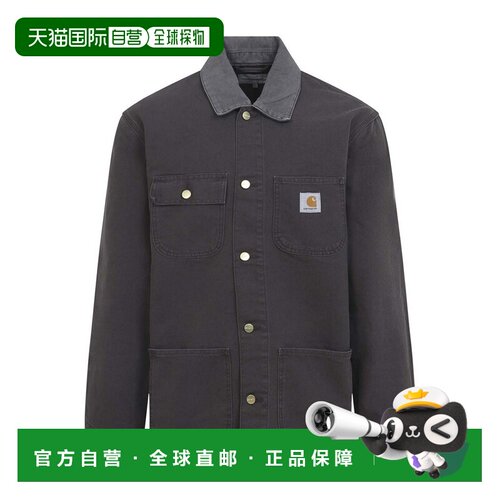 1h可退 欧洲直邮CARHARTT 男士夹克 I0347873MB4O03 SS2026 深灰
