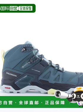 自营欧洲直邮Salomon萨洛蒙 X ULTRA 4 MID GTX女士绿色防水户外
