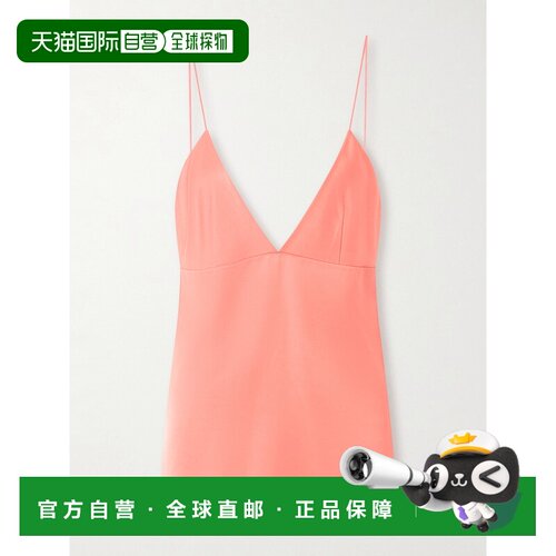美国直邮KHAITE 女士 Timy 缎面吊带性感背心连衣裙 24664224