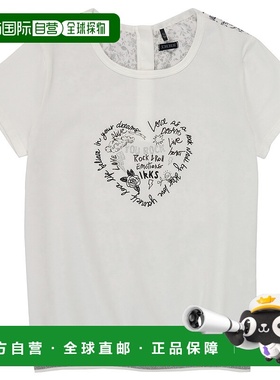 欧洲直邮IKKS  TOPLIPA 女童服装短袖T恤 XS10242-19-J