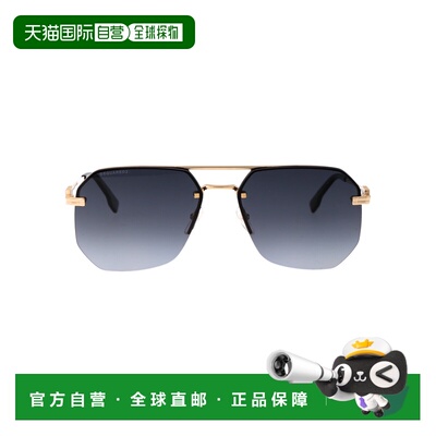 香港直邮DSQUARED2 男士太阳镜 D20103SRHL9O SS2025 黑色 D2 010