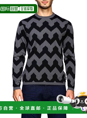 香港直邮Emporio Armani 圆领图案针织套衫 6G1MT11MTXZ阿玛尼