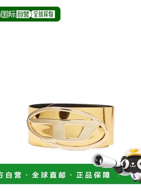 1h可退 香港直邮Diesel 徽标腰带 X09710P1660宽腰带