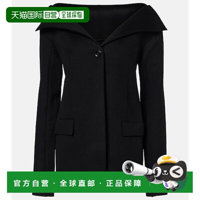 香港直邮toteme 女士 羊毛夹克 black黑色 舒适时尚