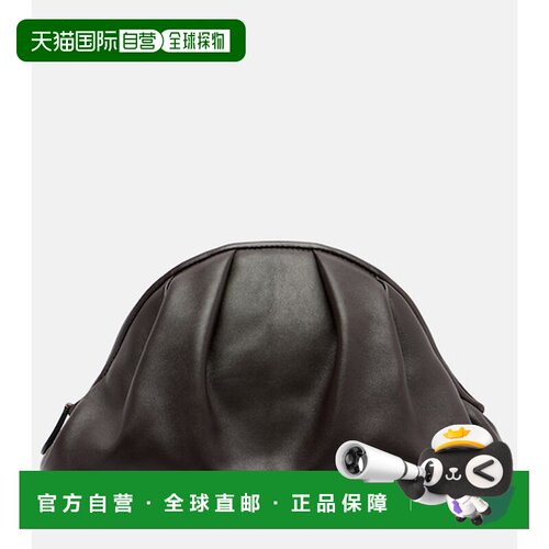 香港直邮The Row 女士 Charlotte 小号皮革手包 brown棕色 舒适时