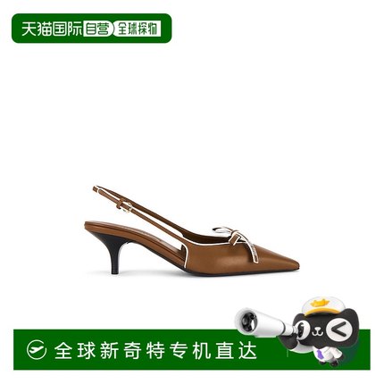 1h可退 香港直邮Miu Miu 缪缪 女士 露跟小跟高跟鞋 5I474EF055