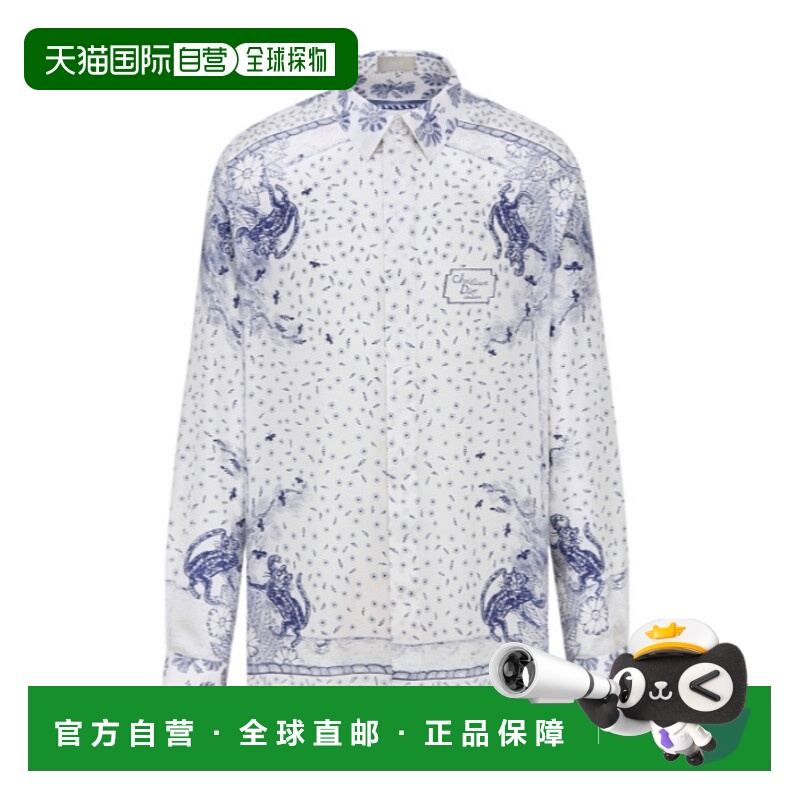 香港直邮Dior 翻领长袖衬衫 393C523A6013男装