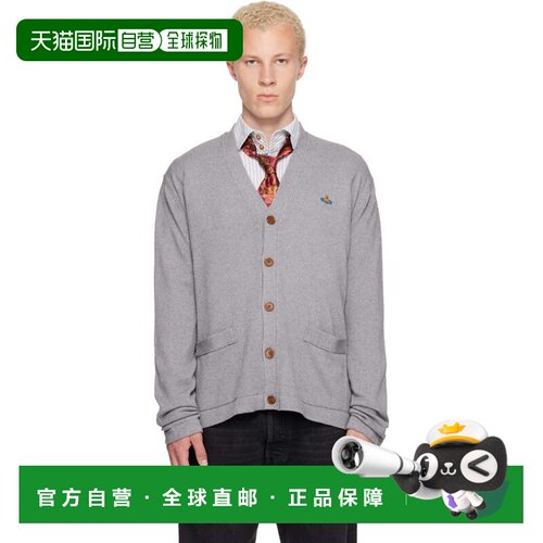 1h可退 香港直邮Vivienne Westwood 薇薇恩 韦斯特伍德 男士 灰色