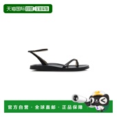 香港直邮The 舒适时尚 Row Hugh 1h可退 black黑色 女士 皮质凉鞋