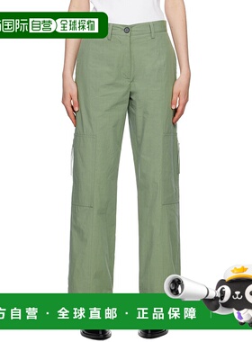 香港直邮Jil Sander 拉链口袋直筒裤休闲裤 J40KA0133J45127