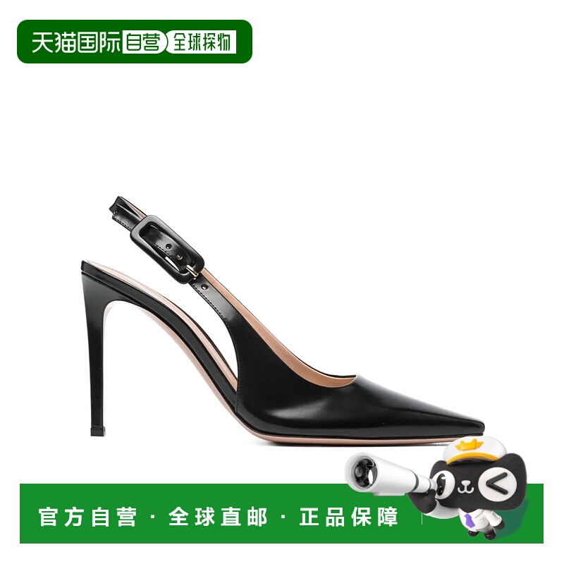 香港直邮Gianvito Rossi Lindsay尖头踝带高跟鞋 G9544195RICTOK
