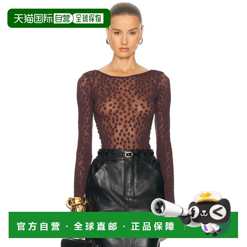 香港直邮Wolford 女士 Sweet 圆点细带连体衣 783【付后1h可退】