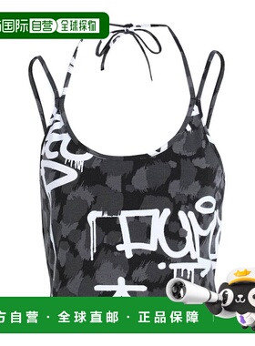 1h可退 香港直邮Puma X X-girl 女士 上衣 grey灰色 舒适时尚