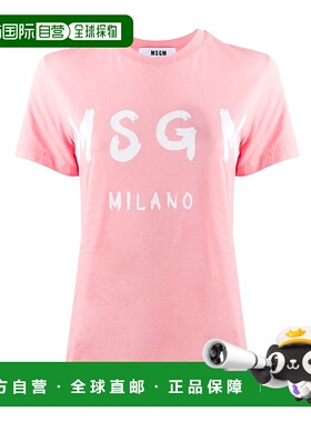 香港直邮MSGM 圆领T恤 2941MDM60207798