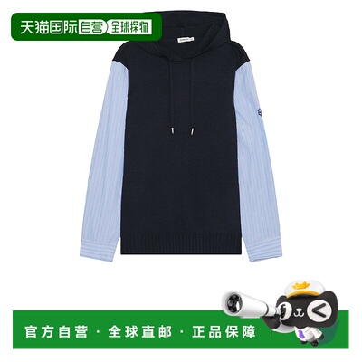 1h可退 香港直邮Simkhai 男士 Adonis 针织梭织拼块连帽衫 125211