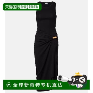坦克褶皱棉混纺中长连衣裙 1h可退 香港直邮LOEWE 罗意威 女士