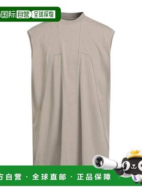 1h可退 香港直邮rick owens 瑞克 欧文斯 男士 T恤 brown棕色 舒