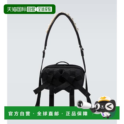 香港直邮Simone Rocha 蒙娜 罗莎 男士 经典款蝴蝶结精饰肩包背包
