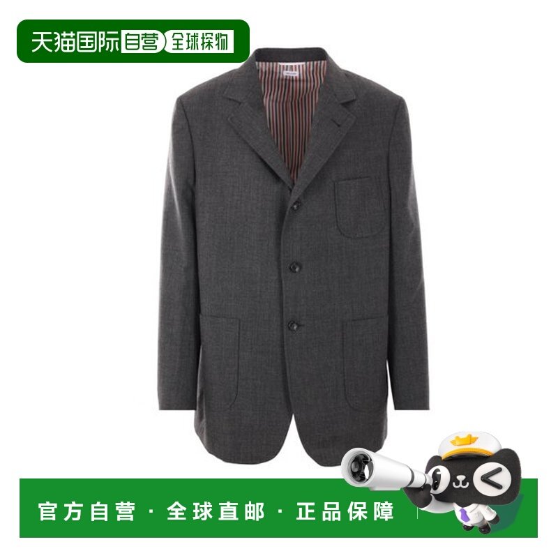 1h可退 香港直邮Thom Browne 汤姆 布朗 男士 单排扣西装外套 MJU,男装,休闲西服,淘宝优惠券,粉丝福利购,淘宝优惠卷