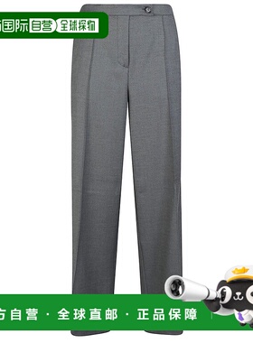 1h可退 香港直邮Pinko 品高 女士 直筒褲 106140A30C grey灰色 舒