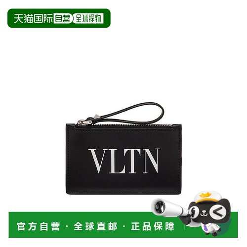 【99新未使用】香港直邮Valentino 黑色VLTN 钱包 YP0540LVN卡包