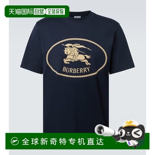 EKD 1h可退 男士 香港直邮Burberry 棉质针织T恤博柏利 巴宝莉