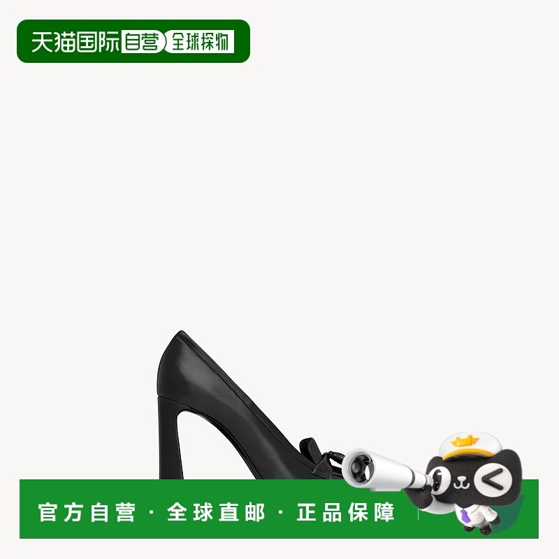 自营欧洲直邮YSL圣罗兰 CHLOÉ系列女士黑色小牛皮方形鞋头高跟鞋,女鞋,时尚休闲鞋,淘宝优惠券,粉丝福利购,淘宝优惠卷