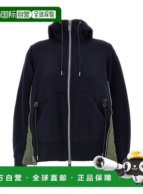 香港直邮Sacai 女士 斜纹连帽衫 SCW230 colorful花色 舒适时尚