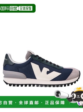 香港直邮Emporio Armani 徽标低帮运动鞋男鞋 X4X583XN647阿玛尼