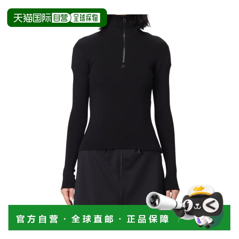 1h可退 香港直邮Courreges 高龄毛衣 325MPU247TFI0071针织衫长袖