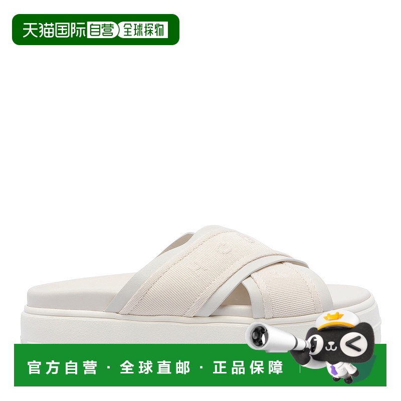 1h可退 香港直邮Hogan 女士 圆头厚底拖鞋 HXW6800FO10LE9