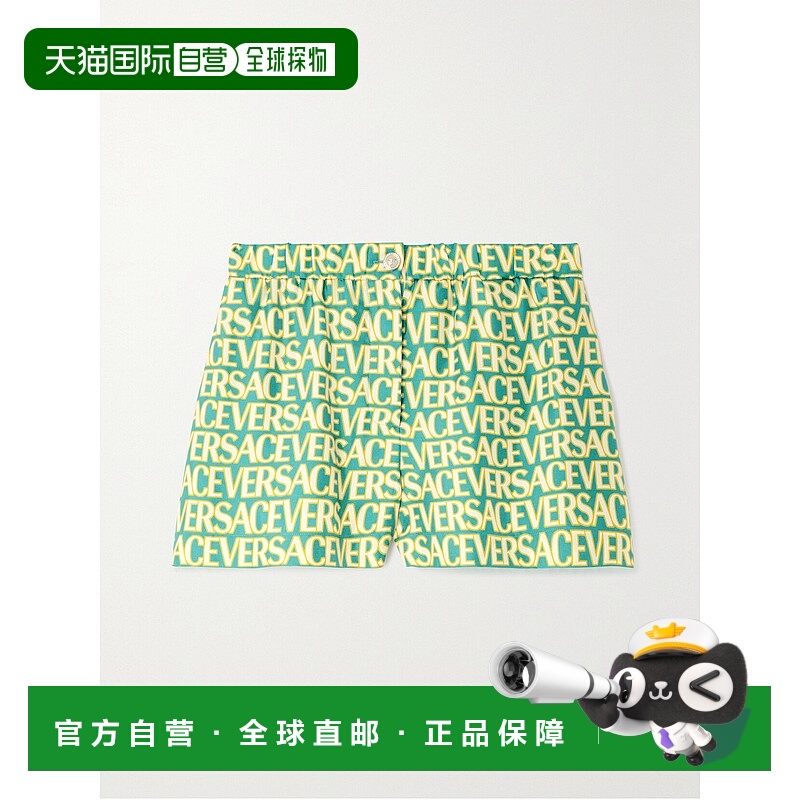 香港直邮Versace 范思哲 女士 ALLOVER 真丝短裤 10112911A08282