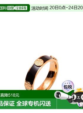 1h可退 香港直邮Tory Burch 托里 伯奇 女士 戒指 black黑色 舒适