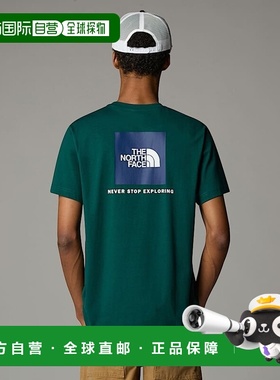 自营欧洲直邮北面Redbox 男士T恤TheNorthFace新款