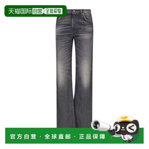 香港直邮HAIKURE 女士牛仔裤 HEW03358L0962 AW2026 灰色 徽标牛