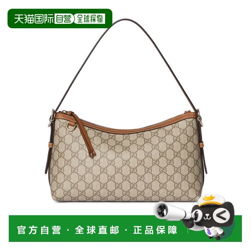 香港直邮Gucci GG Emblem 中号手提包单肩包斜挎包 847449FAD6L