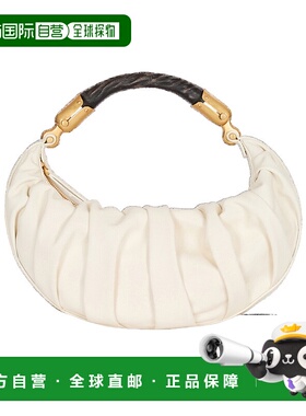 香港直邮Balmain 中号 Ebene 小牛皮手袋 FN0BT028LVGX拉链手提包