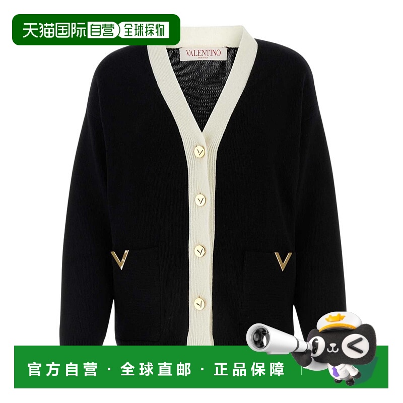 【99新未使用】香港直邮Valentino 长袖针织开衫 4B3KA06S8DB