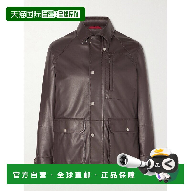 香港直邮Brunello Cucinelli 布内罗 古奇拉利 男士 皮革夹克 MPL