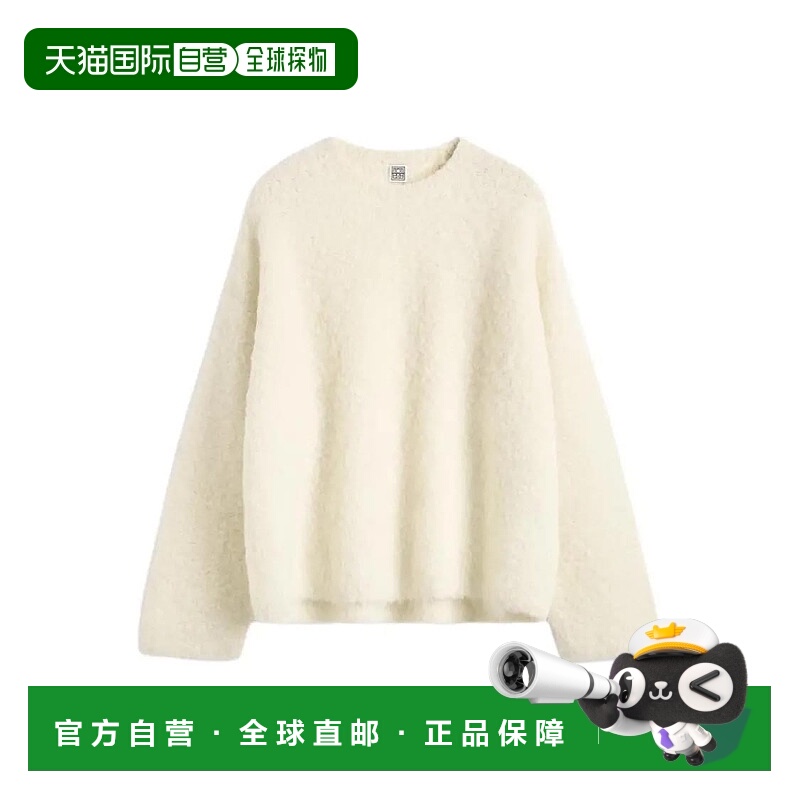 香港直邮toteme 女士 圖騰捲曲圓領套頭衫 254WRT0580YA0193