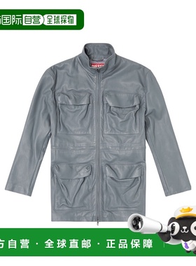 1h可退 香港直邮Diesel 25SS 拉链皮夹克 Women