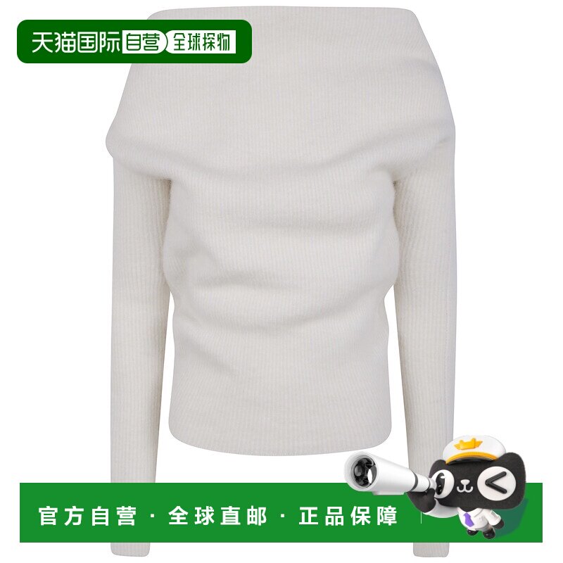 1h可退 香港直邮rick owens 瑞克 欧文斯 女士 羊毛露肩毛衣 RO02