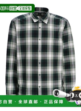 1h可退 香港直邮BOSS 波士 男士 50527755/385 衬衫 50527755